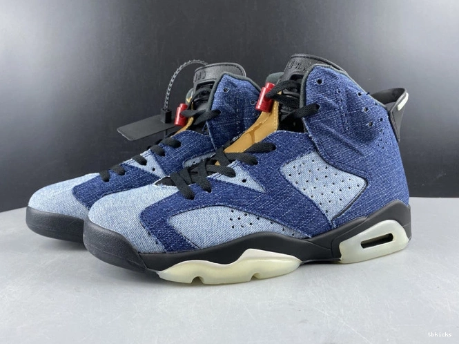Rep TB Washed 6 Jordan Denim Air CT5350-401 0707